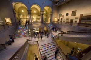 "Public Notice 3," by Jitish Kallat; photo from artic.edu