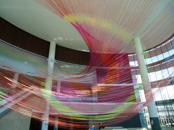 "Gravity's Loom," by the Ball-Nogues Studio