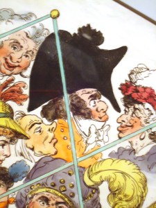 Detail, "Odd Characters," by Thomas Rowlandson, 1801