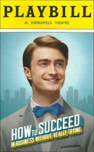 "How to Succeed in Business Without Really Trying" Playbill