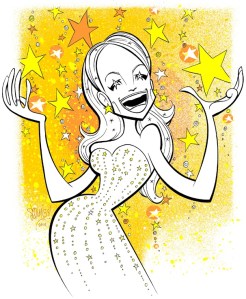 "Kristen Chenoweth," copyright Squigs 2011, www.squigsink.com