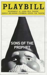 "Sons of the Prophet" Playbill "Sons of the Prophet" Playbill