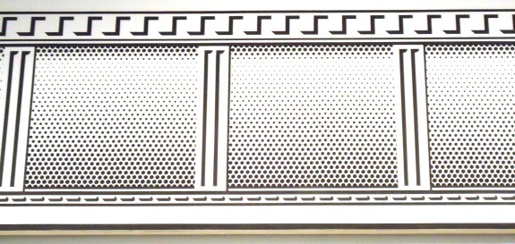 "Entablature," Lichtenstein "Entablature," Lichtenstein