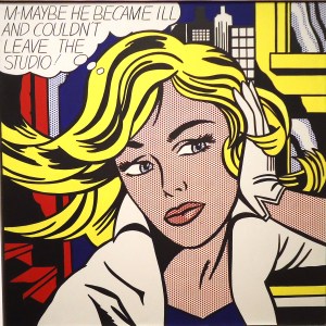 "M-Maybe," Roy Lichtenstein, c. 1965 "M-Maybe," Roy Lichtenstein, c. 1965