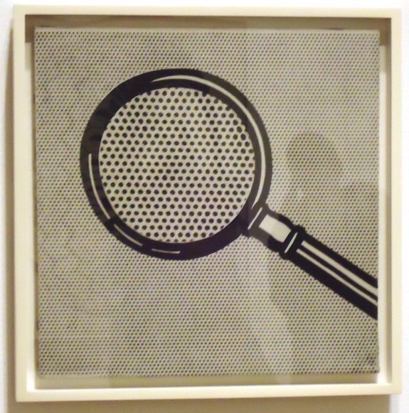 "Magnifying Glass," Roy Lichtenstein, 1963 "Magnifying Glass," Roy Lichtenstein, 1963